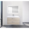 BelBagno Тумба с раковиной AURORA 900 Rovere Galifax Bianco, ручки хром