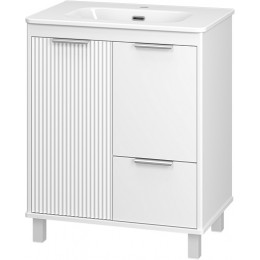 Brevita Тумба с раковиной Risacca (Рисака) 70 белая матовая