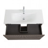 BelBagno Тумба с раковиной Uno mini 100 подвесная Бежевый матовый с раковиной BB-8099-3-100