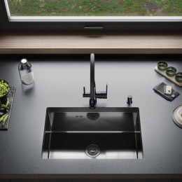 Мойка для кухни Gerhans K36045B 60x45 графит