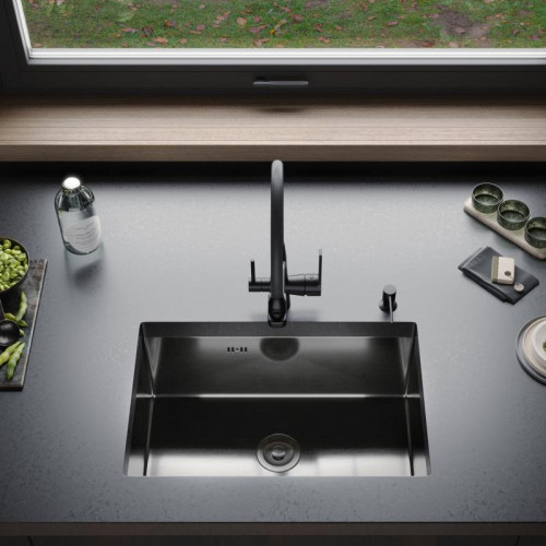 Мойка для кухни Gerhans K36045B 60x45 графит