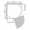 Roltechnik Душевой уголок "GRP1 900"
