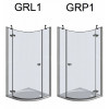 Roltechnik Душевой уголок "GRP1 900"