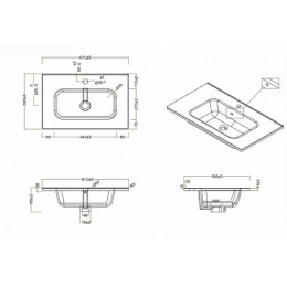 BelBagno Мебель для ванной ETNA 39 600 Rovere Nature, TCH