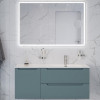 BelBagno Мебель для ванной Etna 120 R подвесная голубая матовая