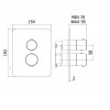 Смеситель с термостатом Paffoni Light LIQBOX516CR 243897 хром