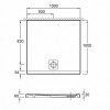 Jacob Delafon Поддон для душа Odeon Up N110K-220 100х100 см