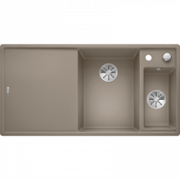 Кухонная мойка Blanco Axia III 6 S доска стекло чаша справа, серый бежевый