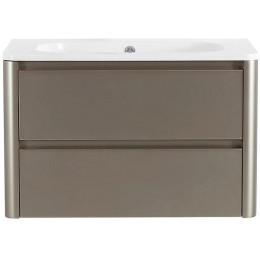 Cezares Тумба с раковиной без отверстия под смеситель Relax 80 подвесная сатин