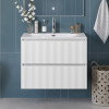 BelBagno Тумба с раковиной Uno 80 подвесная Bianco Opaco с раковиной BB-8099-80