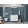 BelBagno Тумба с раковиной Uno 80 подвесная Bianco Opaco с раковиной BB-8099-80