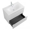 BelBagno Тумба с раковиной Uno 80 подвесная Bianco Opaco с раковиной BB-8099-80
