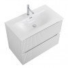 BelBagno Тумба с раковиной Uno 80 подвесная Bianco Opaco с раковиной BB-8099-80
