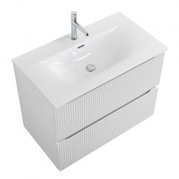 BelBagno Тумба с раковиной Uno 80 подвесная Bianco Opaco с раковиной BB-8099-80