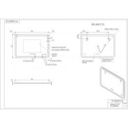 Зеркало LED 051 DESIGN PRO 80