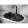 Кухонная мойка Granula 7801sv шварц