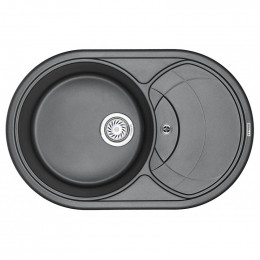 Кухонная мойка Granula 7801sv шварц