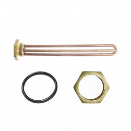 Комплект ТЭН 1,2кВт (1200Вт) RDT, резьбовой 42мм для Ariston, De Luxe, Real, Thermex, под анод М6 + прокладка + контргайка, 182232K
