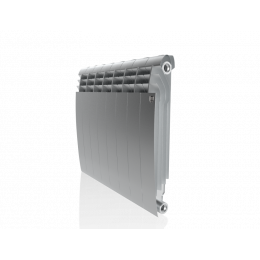 Радиатор биметаллический Royal Thermo BiLiner 500 Satin Silver 8 секций, боковое подключение