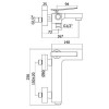 Смеситель для ванны Paffoni Elys ELY022CR хром