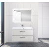 BelBagno Тумба с раковиной AURORA 900 Pietra Bianca, ручки хром