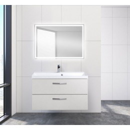 BelBagno Тумба с раковиной AURORA 900 Pietra Bianca, ручки хром