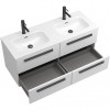 BelBagno Мебель для ванной Eco Cer-N 120 с 4 ящиками bianco lucido CZR-8095-120-2 ручки матовые чёрные