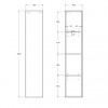 BelBagno Шкаф подвесной KRAFT 33/160 Голубой Матовый