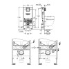 Инсталляция для подвесного унитаза Grohe Rapid SLX 39598000 без клавиши