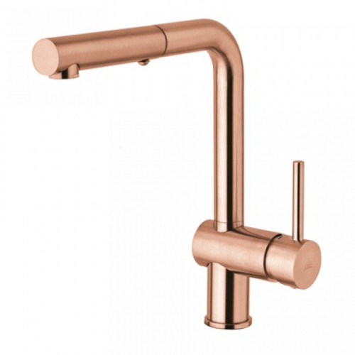 Смеситель для кухни Paffoni Light  LIG285ROSE-MET Розовое золото