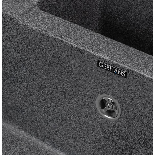 Мойка для кухни Gerhans C01-24 60.5x49 графит
