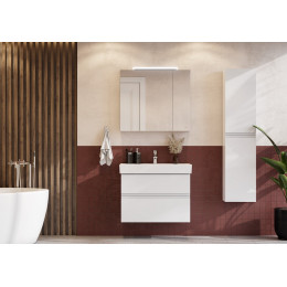 Зеркальный шкаф Roca Oleta 80см, 857647806 белый, с подсветкой