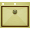 Мойка для кухни Paulmark Brim-Edge PM775951-BG 59x51 брашированное золото