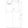 Зеркало Aquanet Гласс 100 LED 274134 белый