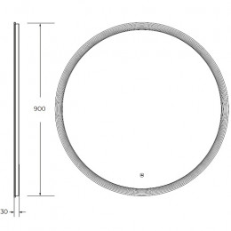 BelBagno Мебель для ванной Eco Cer-N 100 CZR-8073-100 брашированная альпака ручки матовые чёрные