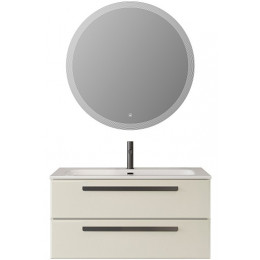 BelBagno Мебель для ванной Eco Cer-N 100 CZR-8073-100 брашированная альпака ручки матовые чёрные