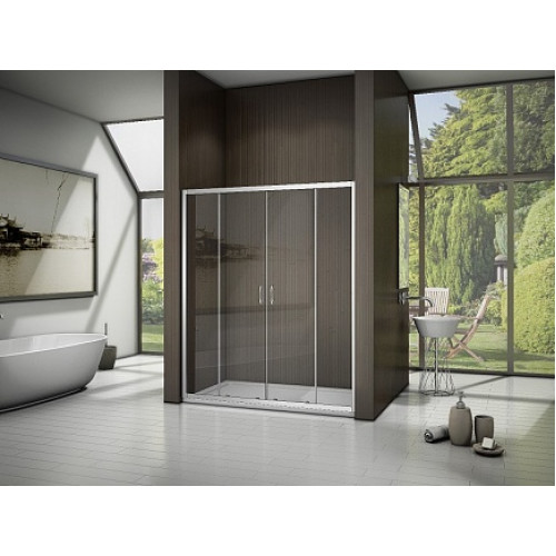 Good Door Душевое ограждение LATTE WTW-TD-160-C-WE