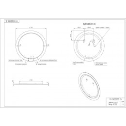 Зеркало LED 012 design 72x72
