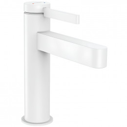Смеситель для раковины Hansgrohe Finoris 76020700 с донным клапаном белый матовый