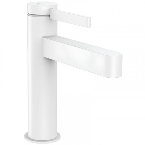 Смеситель для раковины Hansgrohe Finoris 76020700 с донным клапаном белый матовый
