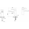 Смеситель для раковины Bravat Arden F1351385CP-RUS