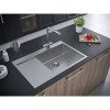 Мойка для кухни Paulmark Kroner PM217851-BSR 78х51 сталь