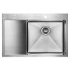 Мойка для кухни Paulmark Kroner PM217851-BSR 78х51 сталь