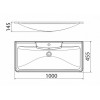 BelBagno Мебель для ванной ALBANO 1000 Cemento Verona Grigio, TCH