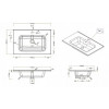 BelBagno Тумба с раковиной KRAFT 700 Rovere Tabacco