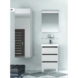 De Aqua Пенал зеркальный Ариетта 40 R