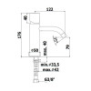 Смеситель для раковины Paffoni Light LIGX071ST 293121 сталь