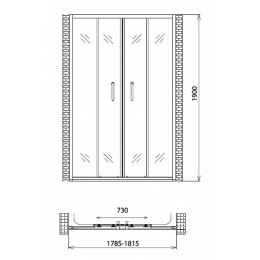 Gemy Душевая дверь Victoria S30192D