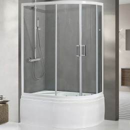Royal Bath Душевой уголок RB 8120BK-T L
