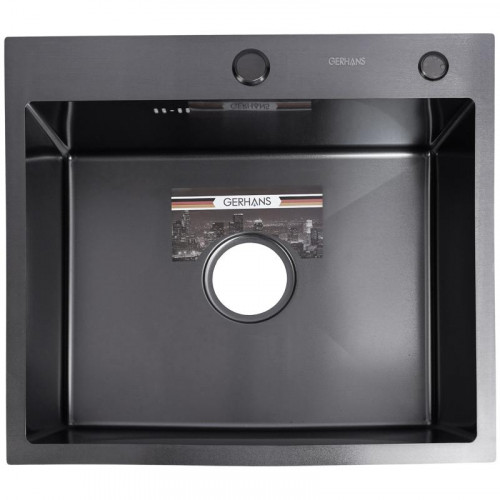 Мойка для кухни Gerhans K36050B 60x50 графит